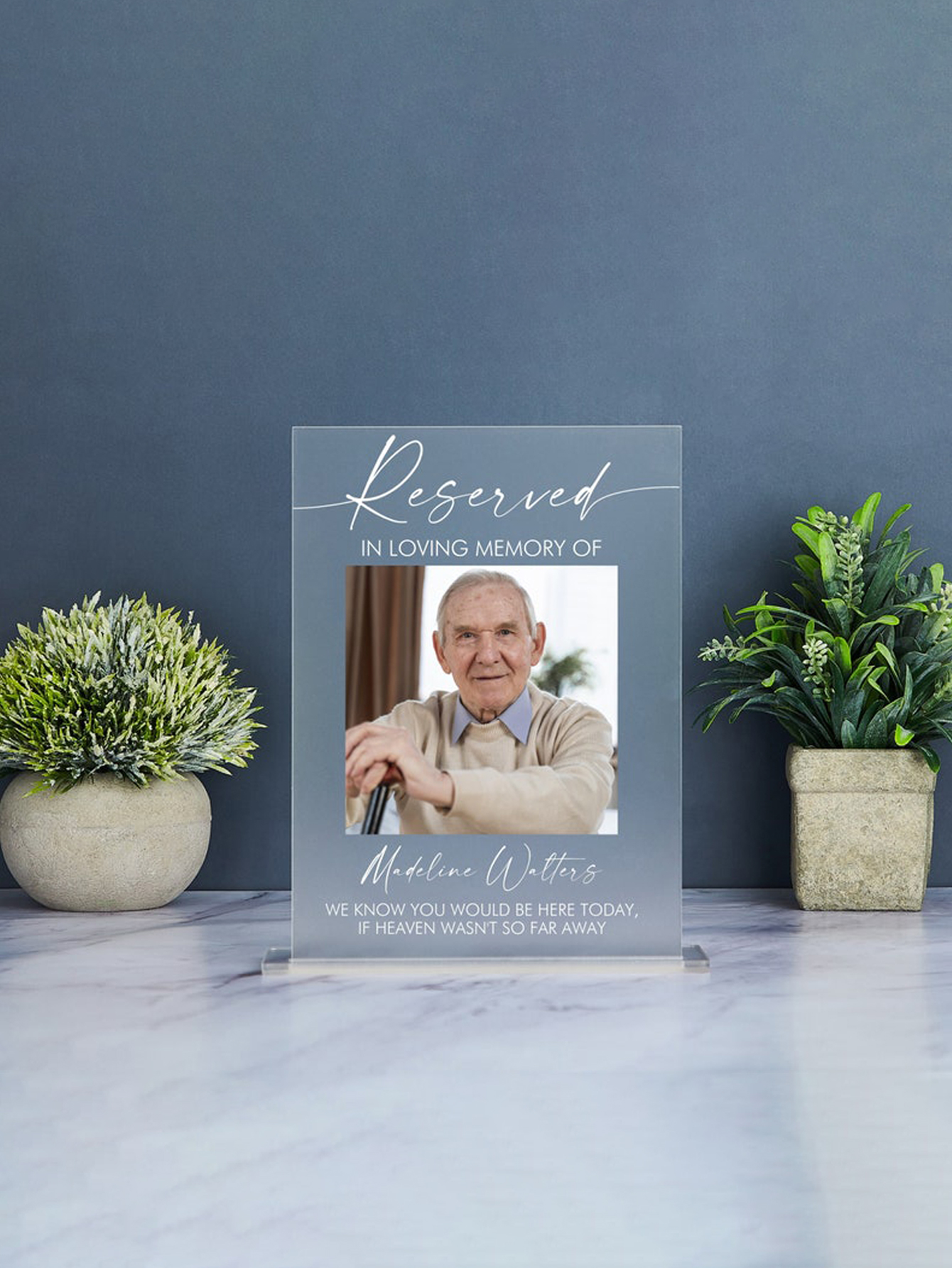 Commemorative Plaque, Personalized Acrylic Commemorative Plaque